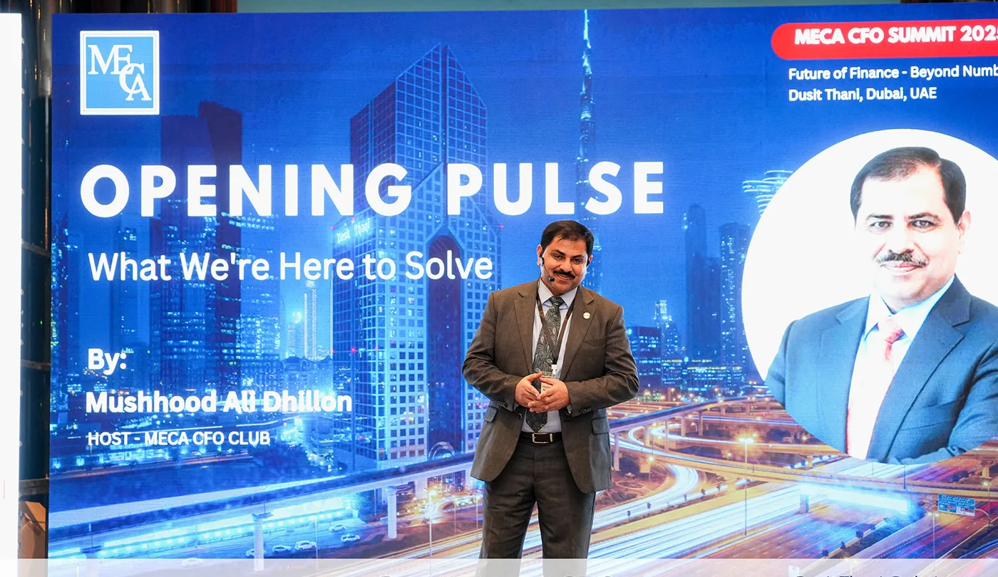 Opening session of the MECA CFO Summit in Dubai