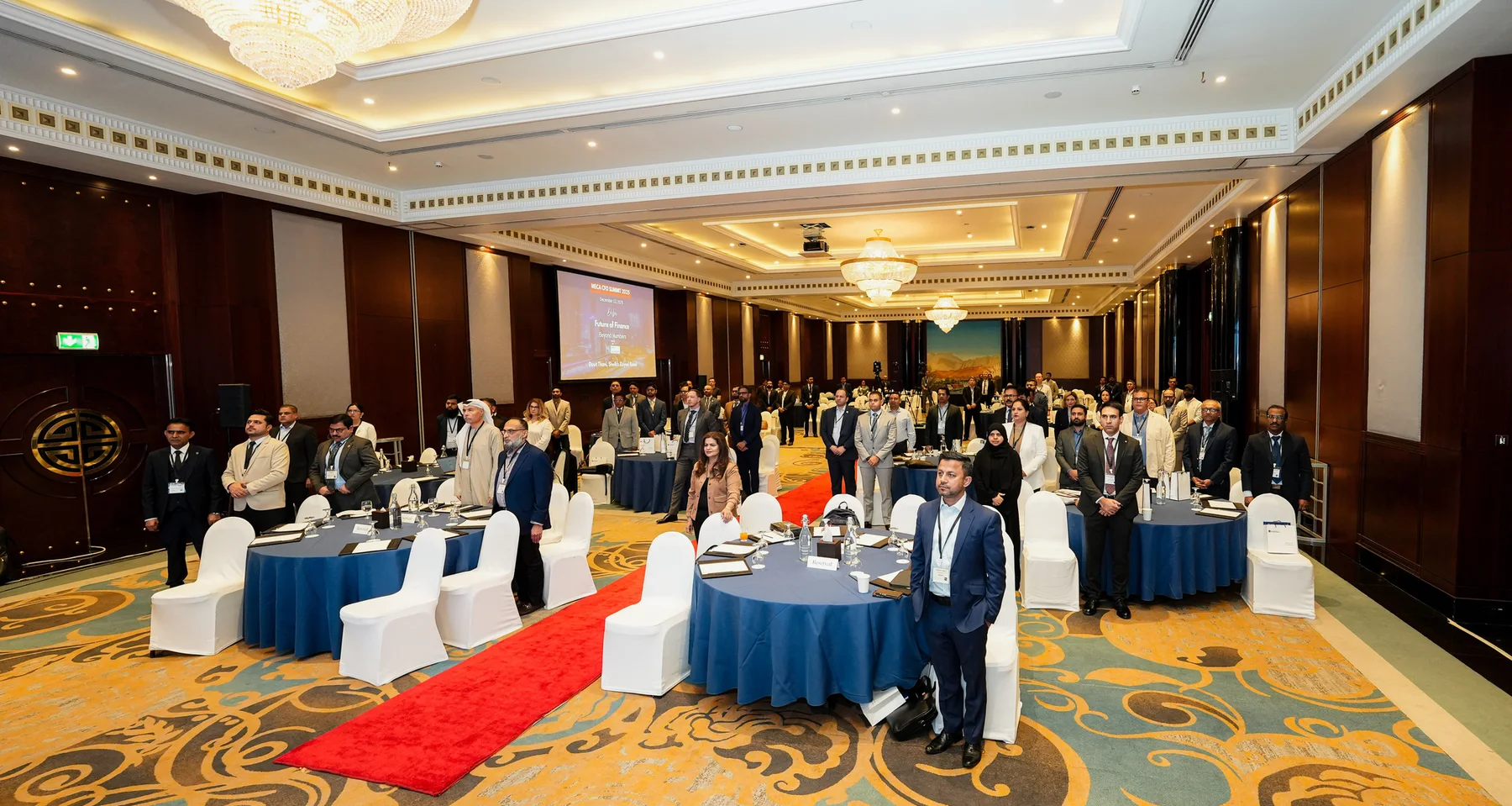 Finance leaders gathered at a recent MECA CFO Summit